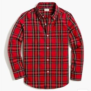 Kids’ J. Crew Crewcuts tartan plaid button-down shirt, sz 10